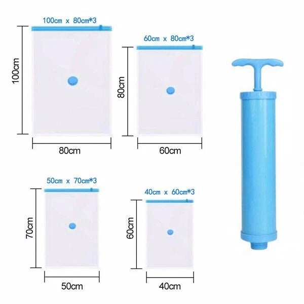 12X Strong Vacuum organiser bags.